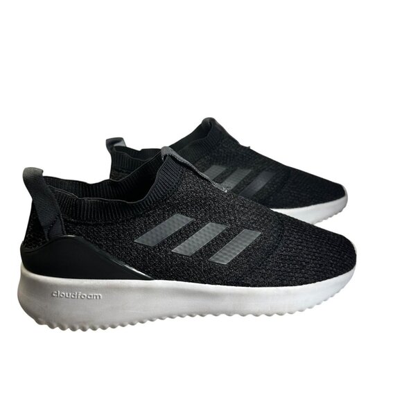 Adidas Ultimafusion Cloudfoam Runner’s ‘Black Carbon’ Mens 8 Athletic Sneakers - Picture 4 of 10